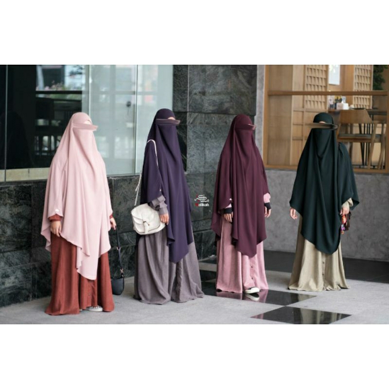 JADE COLOR SPECTRUM ABAYA CASUAL BY ABAYA MALIKAH FREE SIZE JUMBO