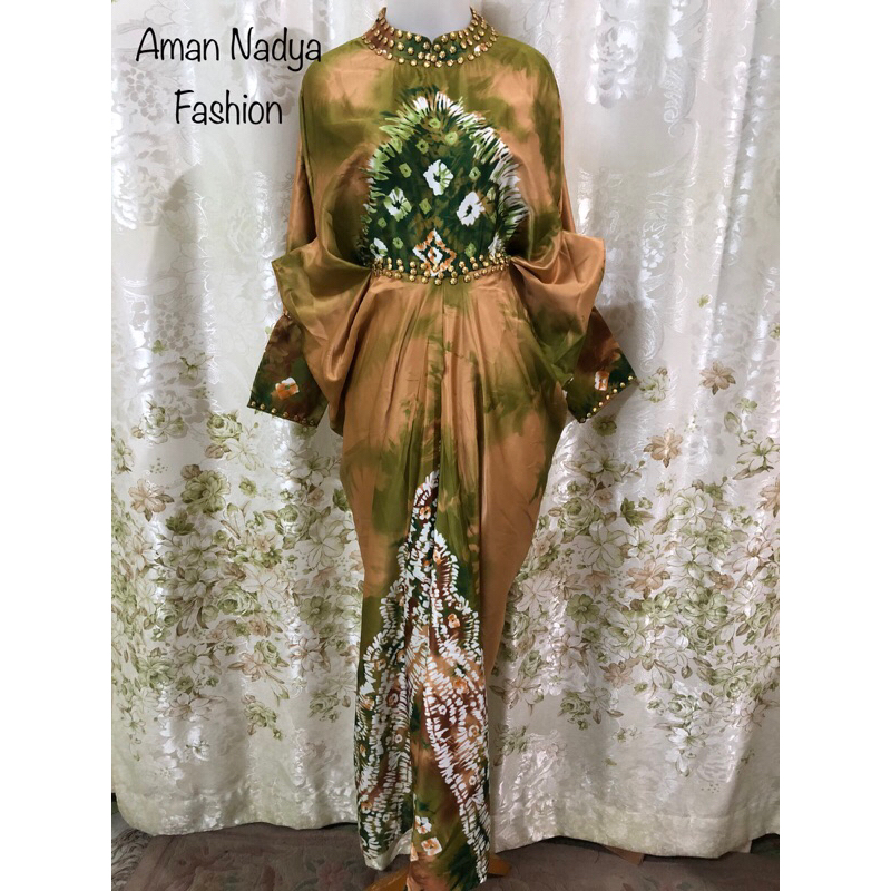 KAFTAN JUMPUTAN PALEMBANG ASLI PRINTING