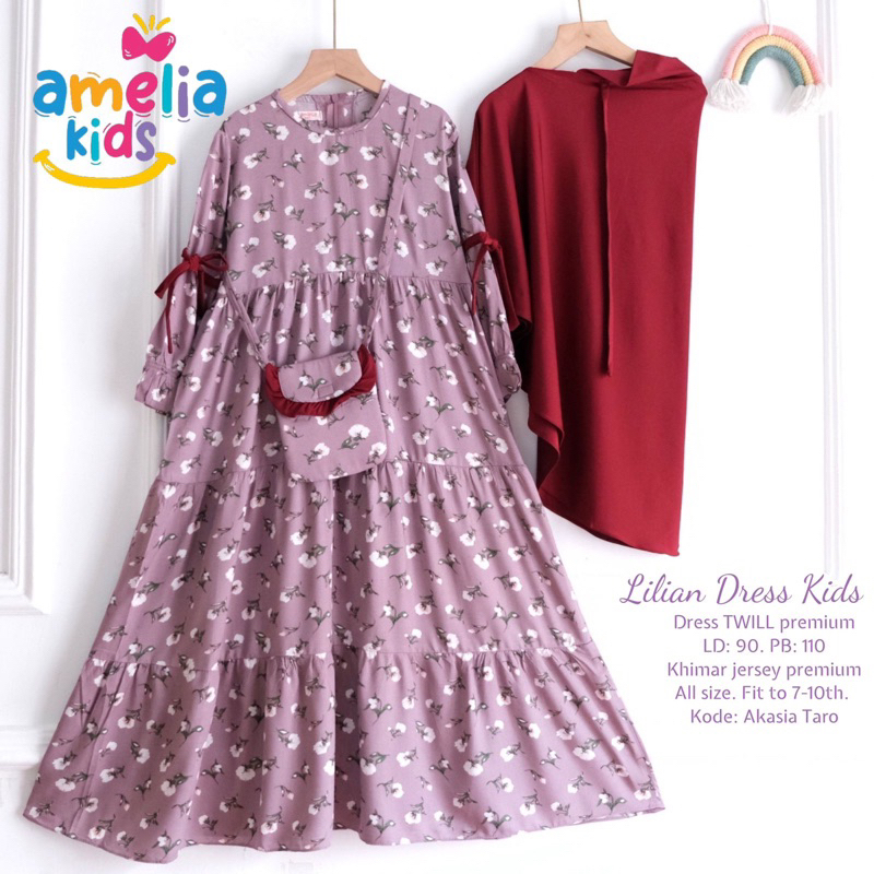 LILIAN DRESS KIDS || ORIGINAL BY AMELIA KIDS