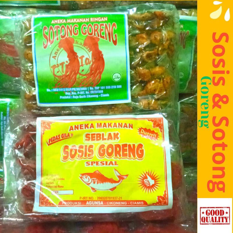 

Sosis goreng dan Sotong goreng