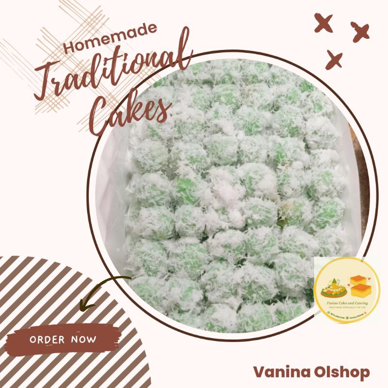 

Klepon Special Manis Lembut isi 5