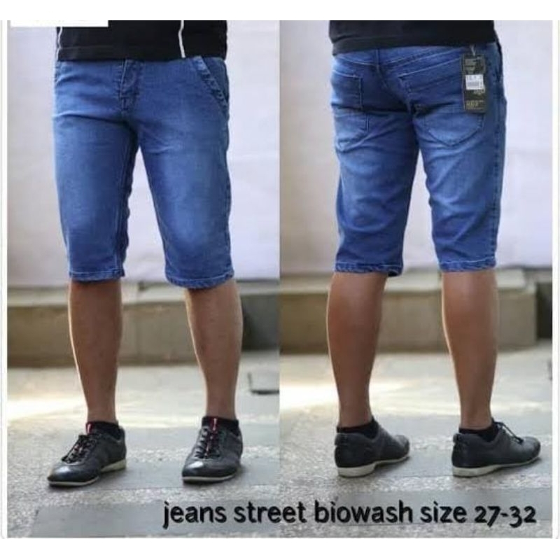 CELANA PENDEK PRIA JEANS PRIA