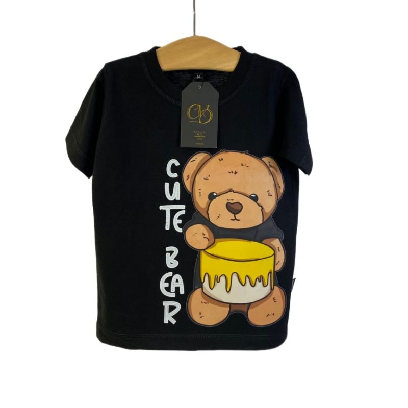 Rya.id / Kaos Distro Anak Laki-Laki Perempuan Motif Cute Bear Lucu Usia 1-14 TAhun Lagi Hits Kaos Distro anak Terbaru T-shirt Anak Kekinian