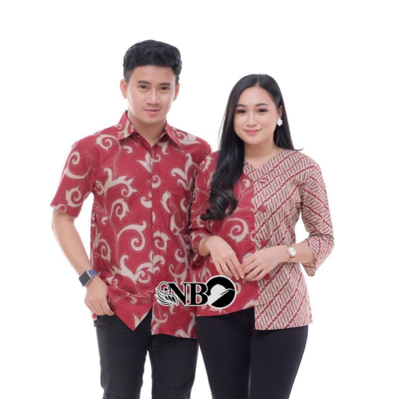 Baju Batik Wanita Modern Monalisa Genes M,L,XL Asli Pekalongan/ Atasan Batik Wanita PPBTK07 Modern Batik Murah Cassual Atasanbatik Wanitabatik