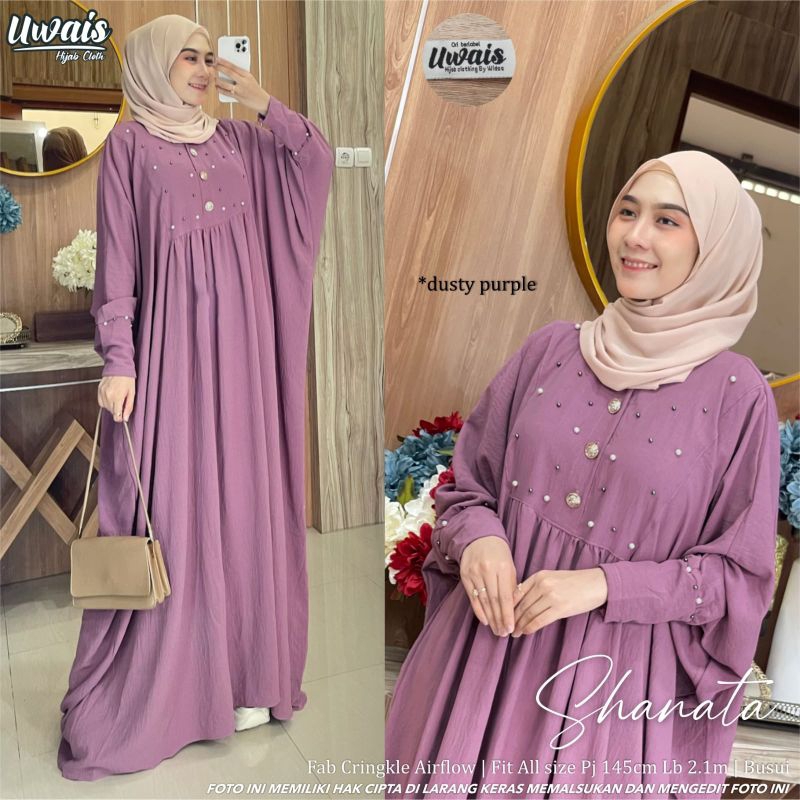 AHANATA DRESS | PAKAIAN WANITA DRESS GAMIS | BY UWAIS