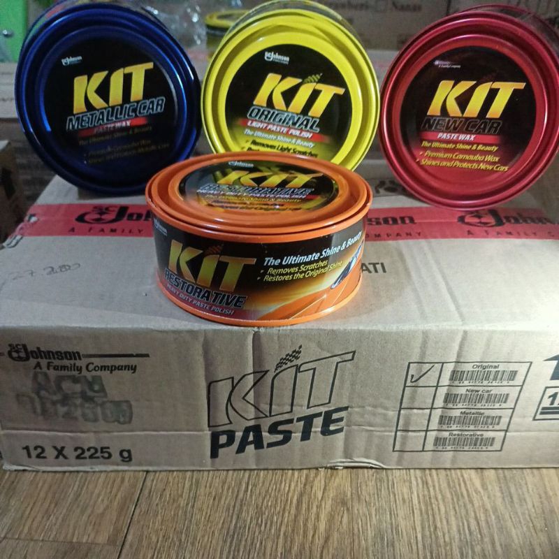 KIT LIGHT PASTE  POLISH &amp; WAX  225 GR