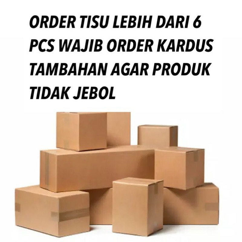 PAKING KARDUS TAMBAHAN TISU (WAJIB C.O UNTUK TISU AGAR AMAN)