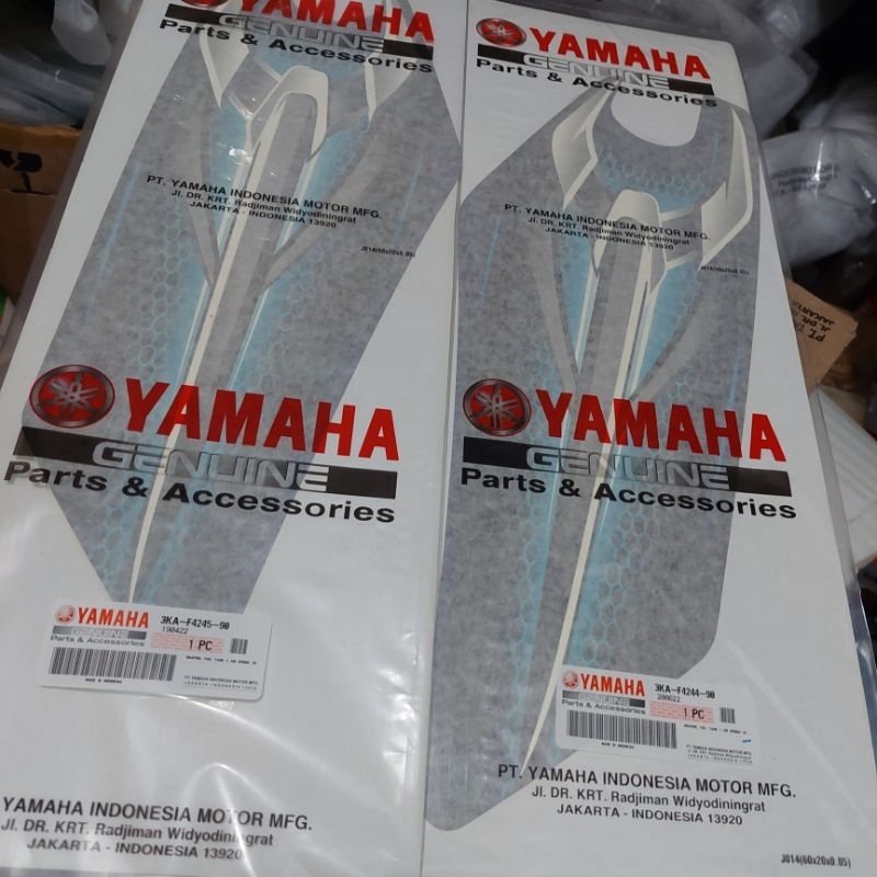 Striping lis stiker rxking rx king 2007 biru original bagian tangki