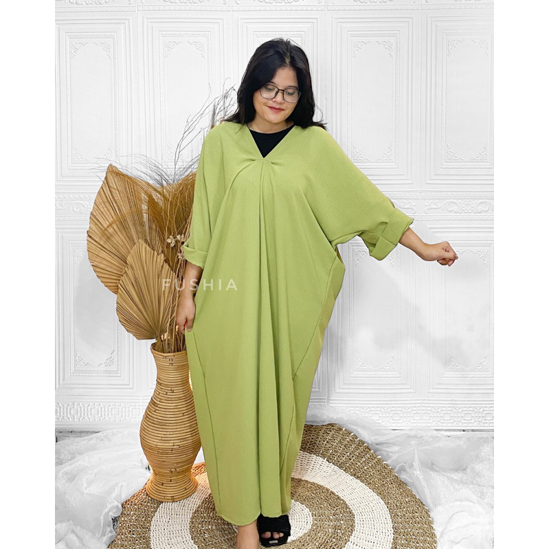 Kaftan Gamis Jumbo Crincle Airflow
