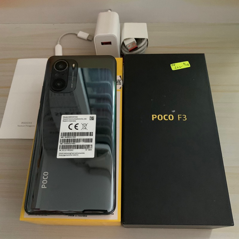 Poco F3 ram 6GB 128GB Black Bekas - Mulus - Garansi Resmi - second