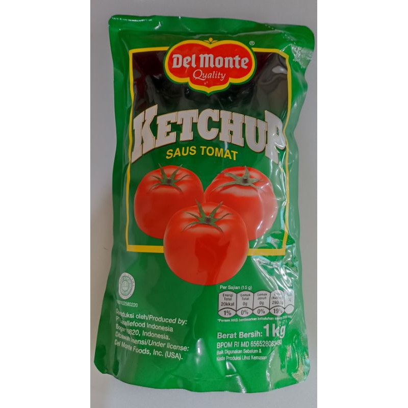 

Del Monte 1kg/saus tomat