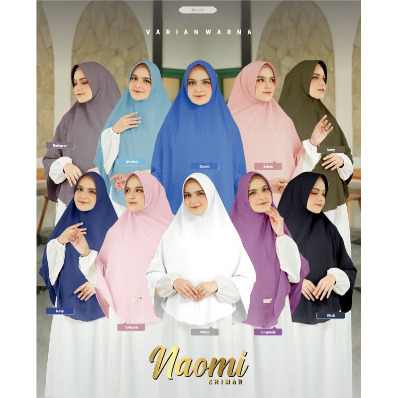 Jilbab Crinkle Khimar Pet Antem (anti tembem) Jumbo XL Bahan Wolfis dan Crinkle Premium Best Seller