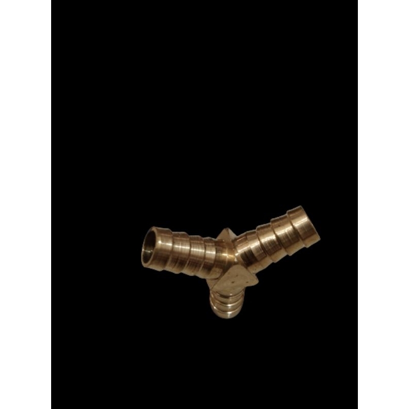 nepel selang gas cabang 3 Kuningan / sambungan selang kompor gas