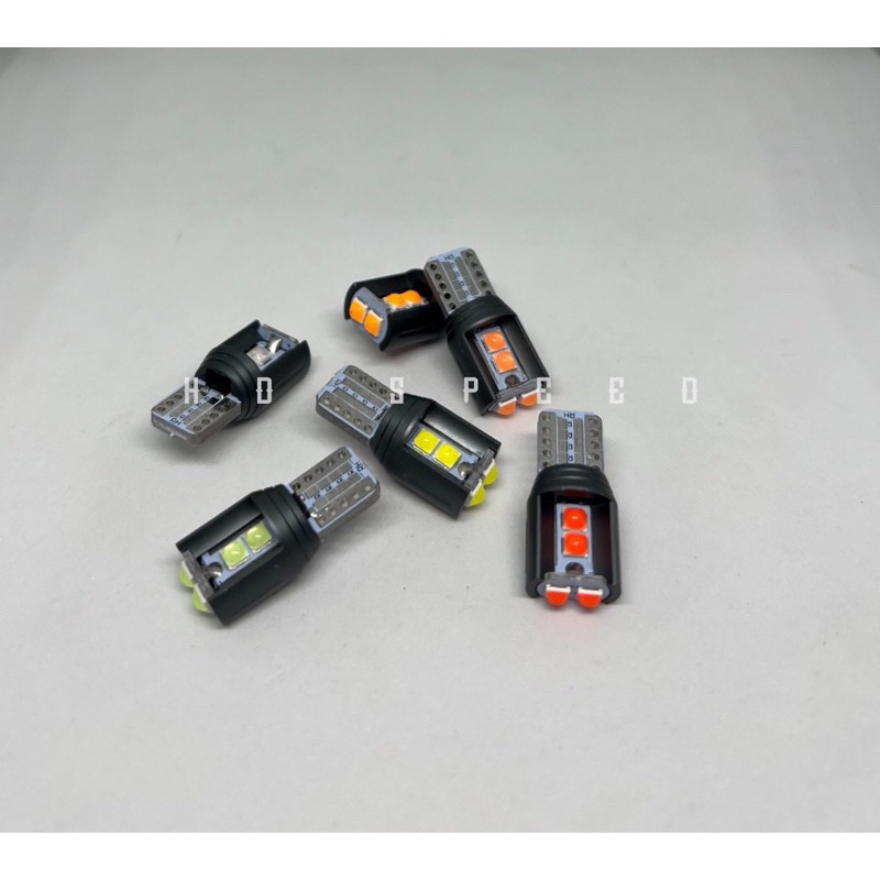 Lampu Led Sen Senja T10 Sein Super Bright Nyala Diam Terang 6 Mata SMD Plug N Play AC DC 12Volt Universal