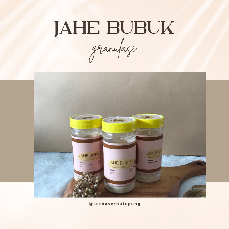 

Jahe bubuk granulasi (ginger powder) 100gr