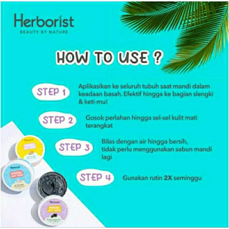 HERBORIST Mineral Body Scrub 200gr