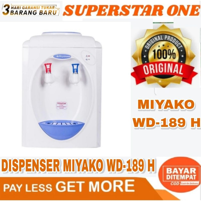 Miyako Dispenser 2 fungsi WD 189H Dispenser Miyako WD-189 H