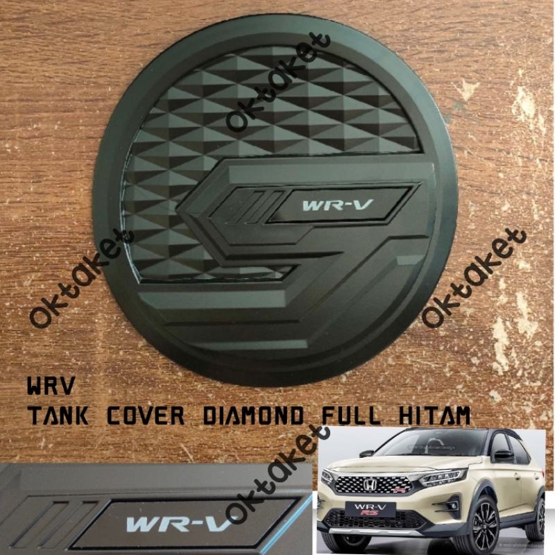 tank cover tutup tangki Honda WRV 2023 2024 diamond Full hitam