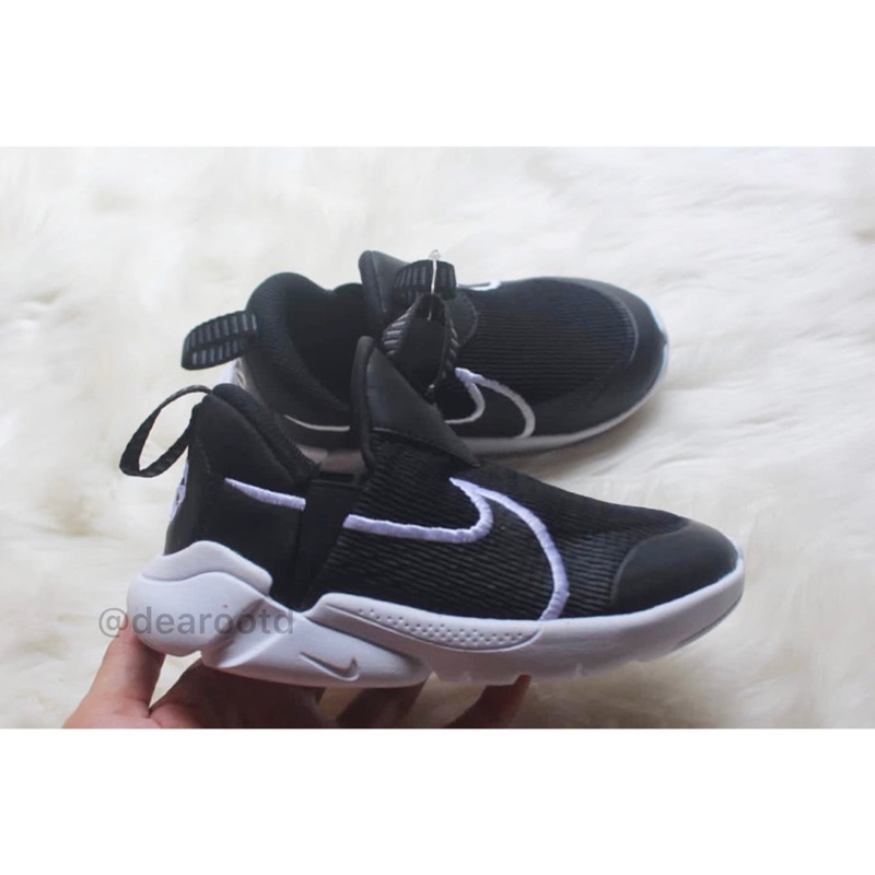 SEPATU ANAK ORIGINAL N1KE FL*X RUNNER PLUS 2 BLACK WHITE