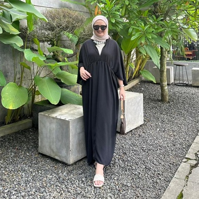 KAFTAN CEY AIRFLOW / BUSANA MUSLIM / GAMIS KAFTAN FREE BROSS