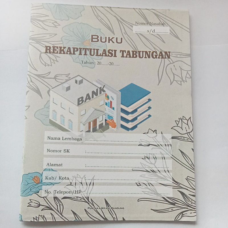 

BUKU REKAPITULASI TABUNGAN
