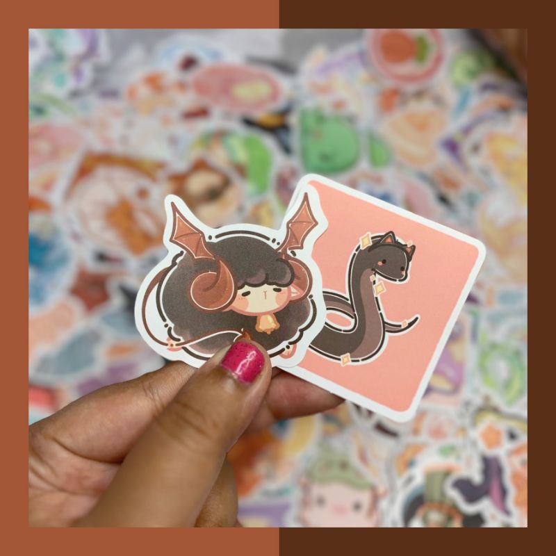 

adore.bliss (20pcs) STICKER DESAIN HEWAN FANTASI AESTHETIC ANTI AIR UNTUK DEKORASI LAPTOP NOTEBOOK JURNAL HELM HP LUGGAGE STIKER AESTHETIC
