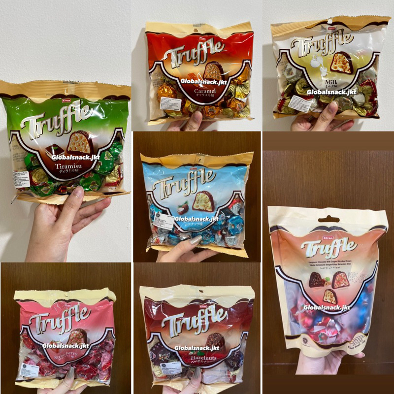

ELVAN TRUFFLE CHOCOLATE COCONUT / HAZELNUT / STRAWBERRY / ASSORTMENT