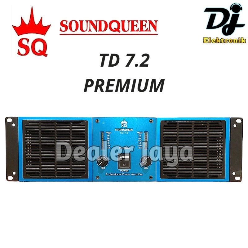 Power Amplifier Soundqueen TD 7.2 / TD7.2 PREMIUM - 2 channel