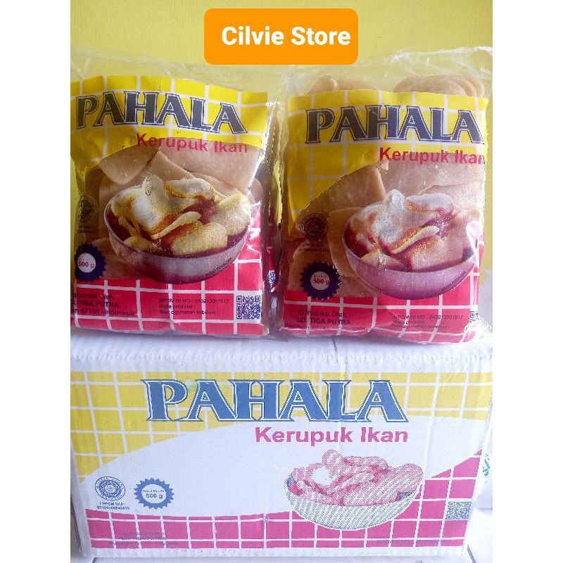 

Kerupuk Ikan Pahala Kemasan 500Gram