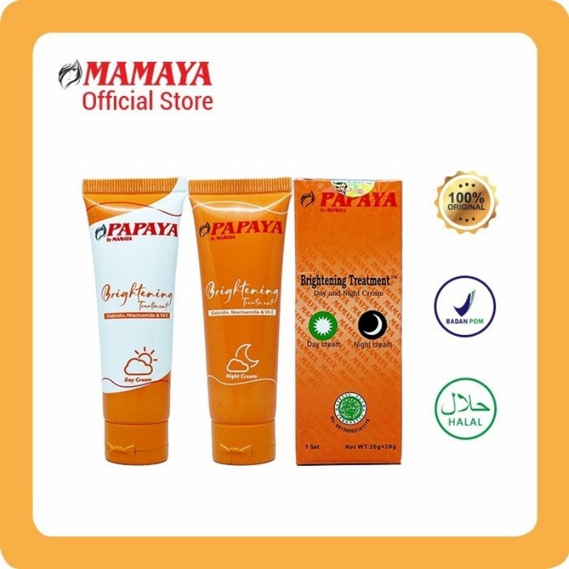 Papaya By Mamaya Brightening Treatment Day &amp; Night Cream