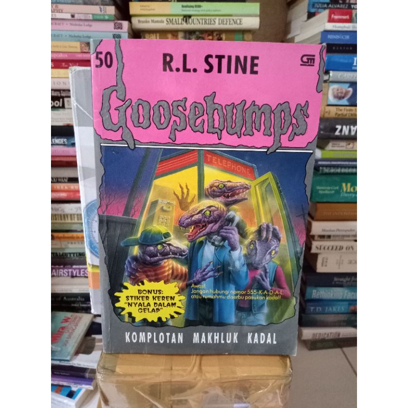 Novel Ori Goosebumps KOMPLOTAN MAKHLUK KADAL