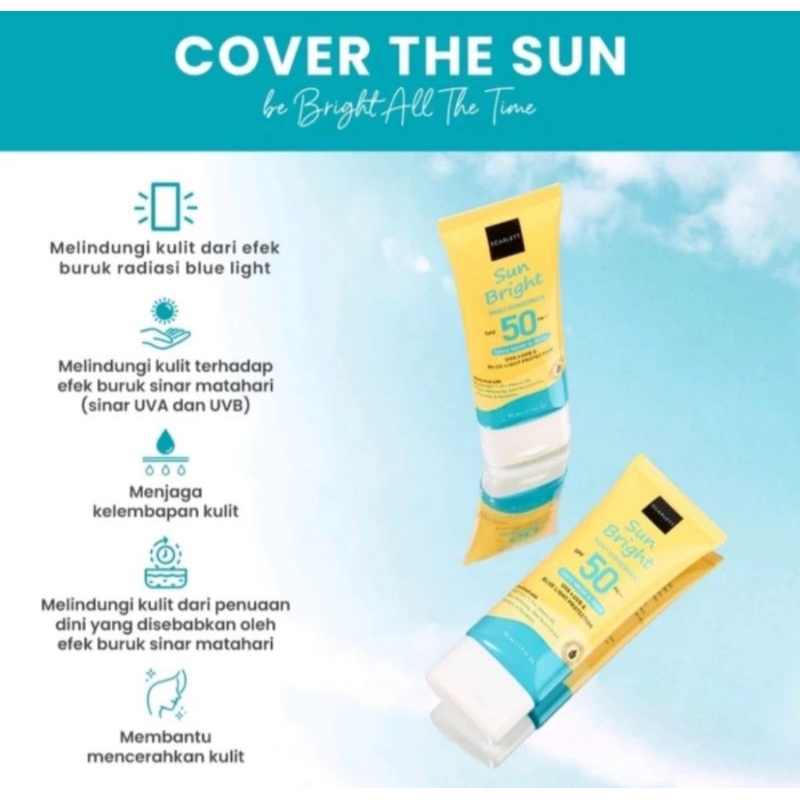 SCARLETT SUN BRIGHT PEELING SO GOOD BRIGHTENING PEELING GEL SUNSCREEN