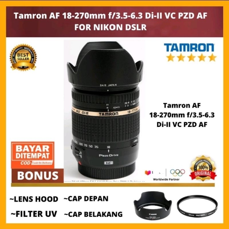Tamron AF 18-270mm f/3.5-6.3 Di-II VC PZD AF for NIKON DSLR