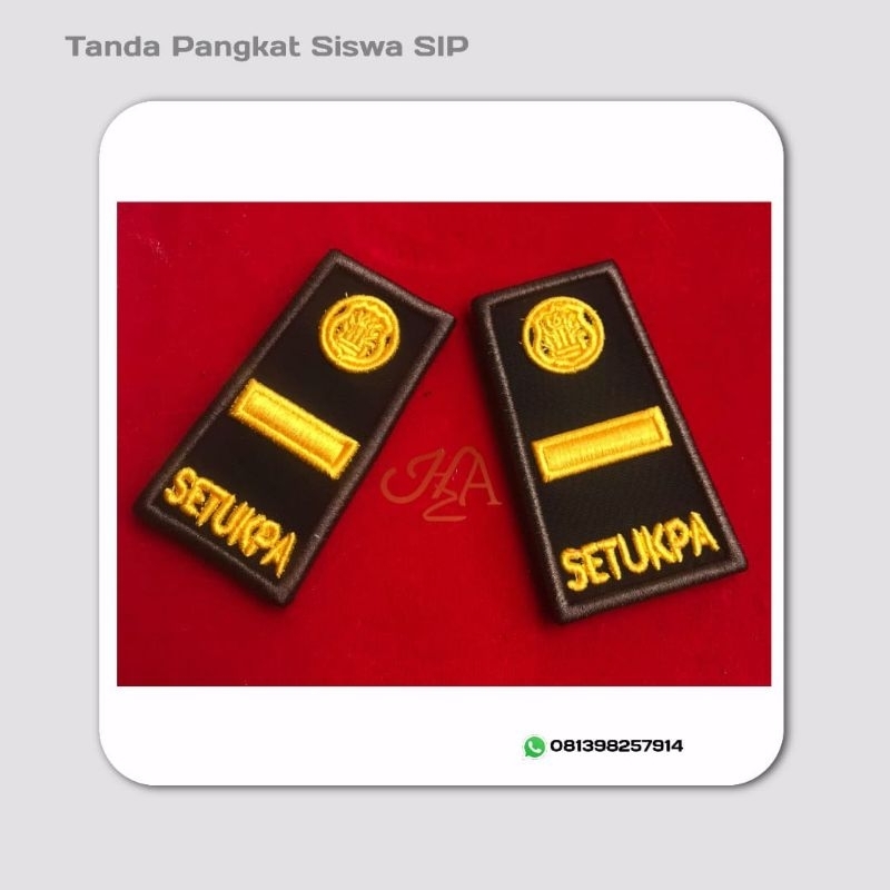 Pangkat bordir siswa setukpa polri sukabumi