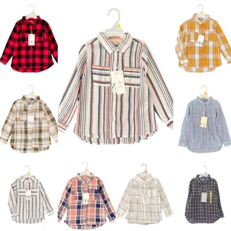 PHI273 Kemeja Anak Perempuan Zara