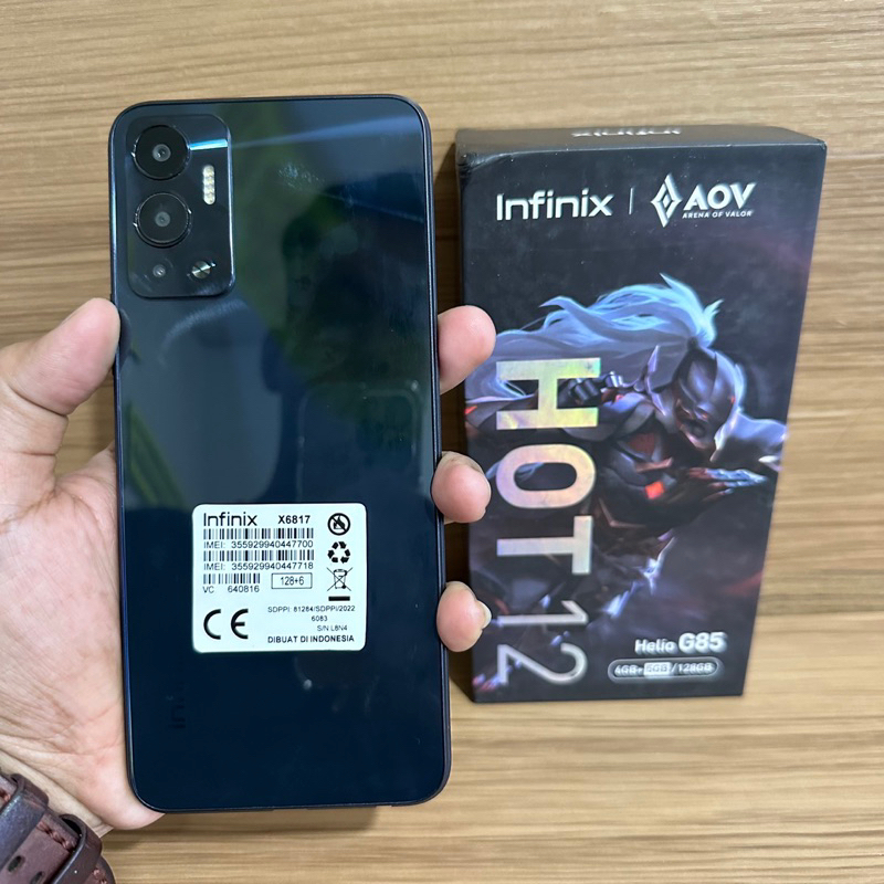 Dijual infinix hot 12 6/128 (second)
