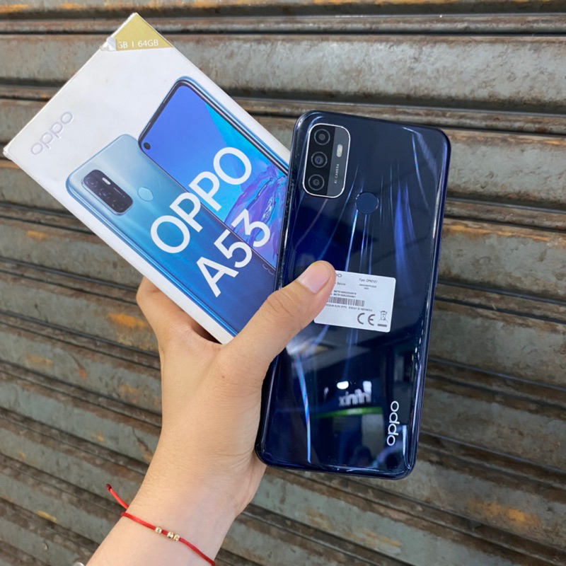 Oppo A53 4/64gb second bekas pakai normal fullset original resmi