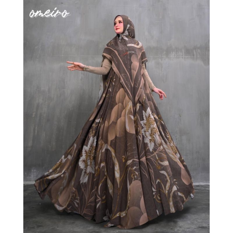 Terbaru Gamis Syar'i Limited Edition Edisi Lebaran Melisa Series by Omeiro
