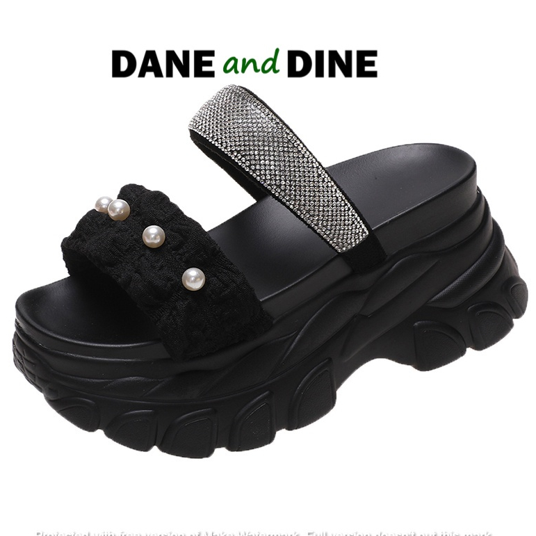 Terbaru Sandal Wedges 8 cm Wanita ORI Dane and Dine -W6820