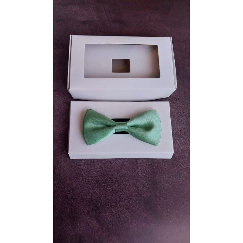 sage green dasi kupu kupu warna hijau sage