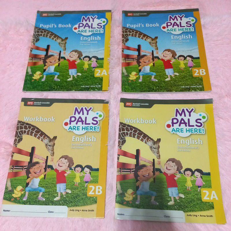 buku  MyPals English Math Marshall cavendish pupils book and workbook 2A 2B