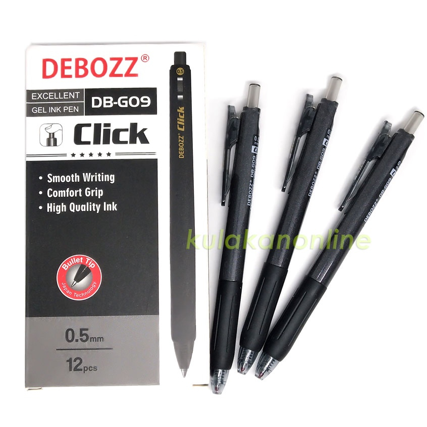 

Pen Gel / Bolpen Gel Debozz GB-G09 0.5 (1 pak isi 12 Pcs)