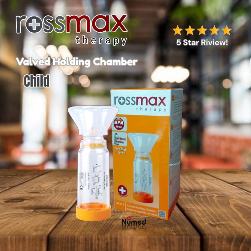 Rossmax Aerospacer AS-175 Aerochamber Corong Asma Aero Spacer Chamber AS175