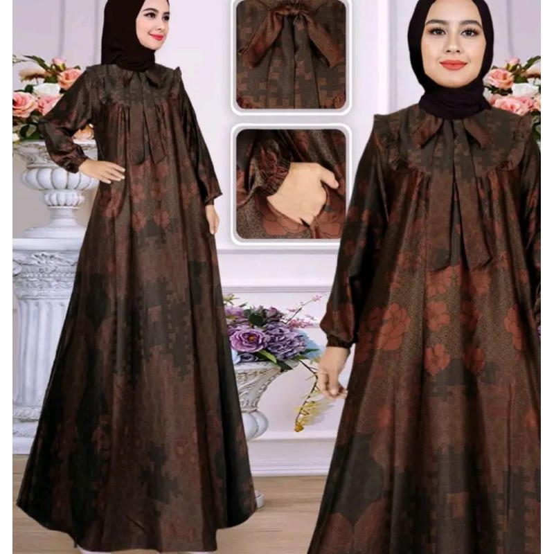 GAMIS CASUAL ARMANI SILK MODEL TERBARU/GAMIS VIRAL MODEL KEKINIAN BAHAN ADEM HALUS LEMBUT TIDAK GERAH/GAMIS SILK PREMIUM/GAMIS LEBARAN/DRESS SILK/DRES SILK MODEL TERBARU/GAMIS ARMANI SILK BARU/GAMIS MEWAH CASUAL BAHAN SILK ARMANI/GAMIS MURAH/GAMIS SILK