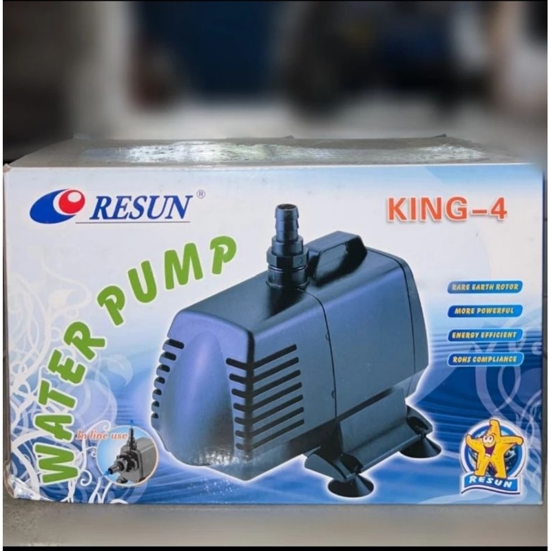 Water Pump RESUN KING 4 | Powerhead Pompa Air Aquarium/kolam