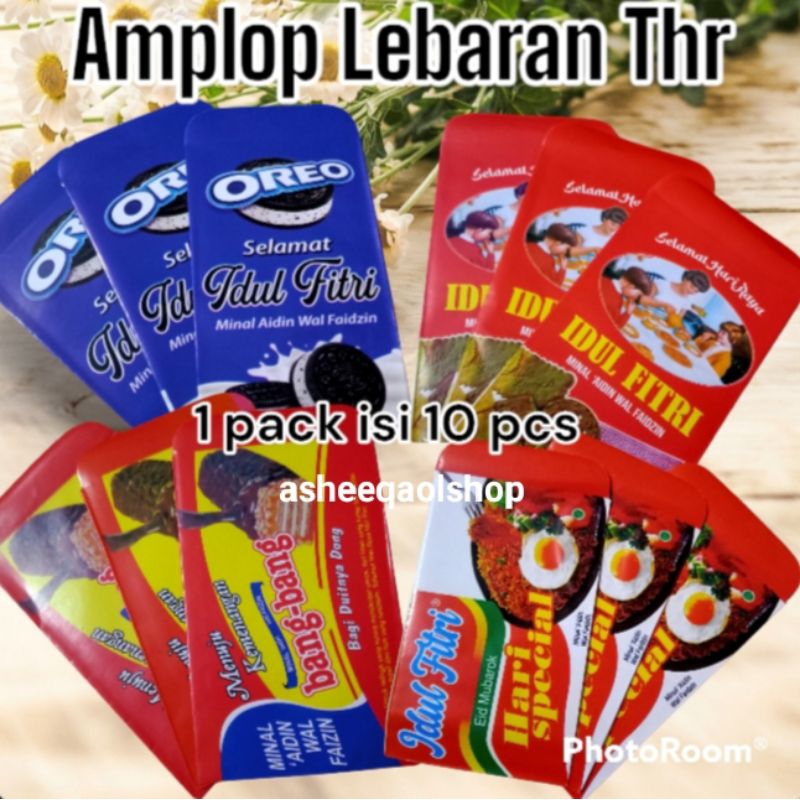 Amplop Lebaran Snack / Amplop Idul Fitri