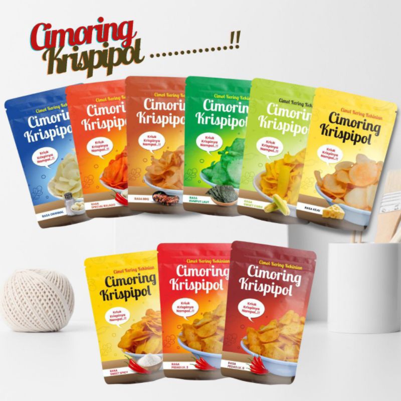 

CIMORING CRISPIPOL 9 VARIAN RASA BEST SELLER CIMOL KERING KEKINIAN