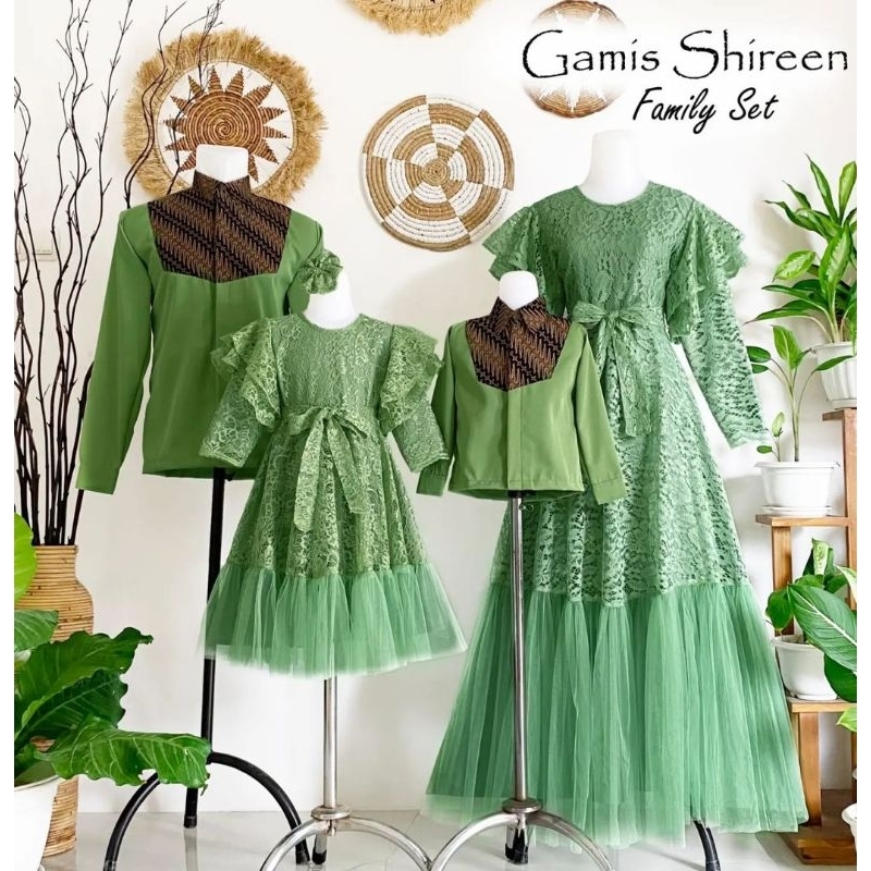 Gamis Lebaran | Gamis Couple | Gamis set family | Gamis Kondangan | Gamis Brukat | Kemeja couple | K