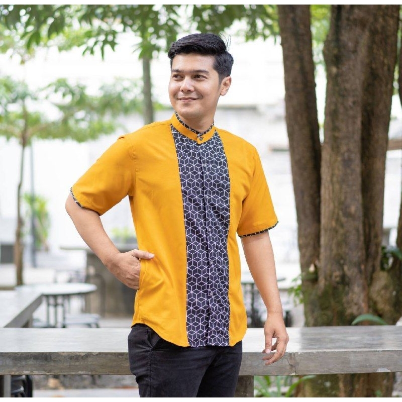 Baju Koko Kurta Dewasa Lengan Panjang Material Catton  Adem Serap Keringat