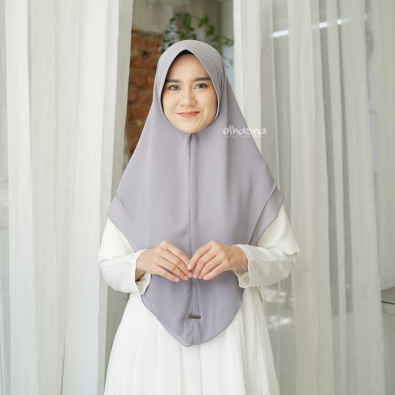Jilbab Instan Elhasna Hijab Instant Kerudung Bergo Zarra Terbaru Kekinian Viral Model Hamidah Maryam